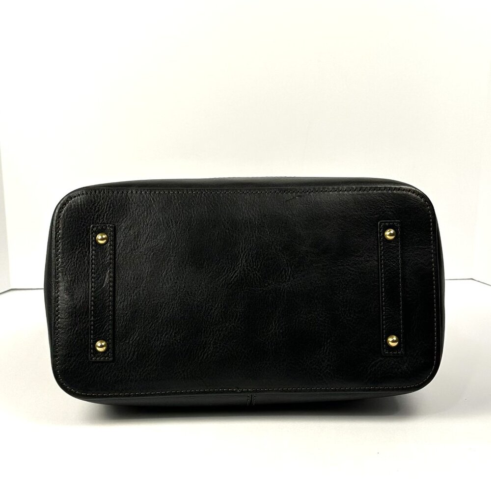 Dooney & Bourke Black Florentine Leather Perry Satchel NWT - Picture 8 of 10